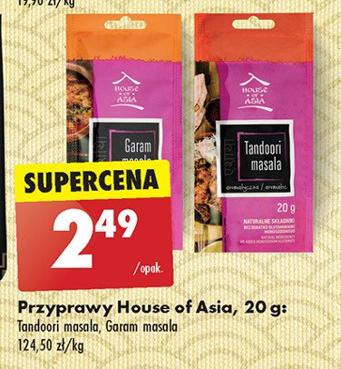 Garam masala House of asia promocja