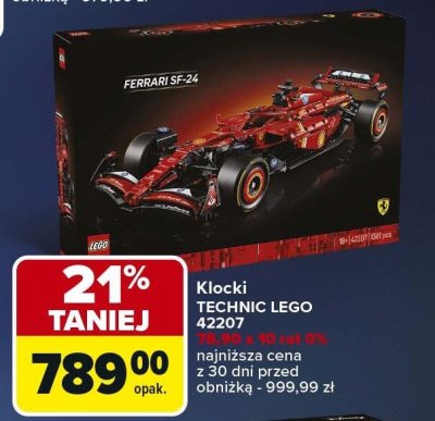 Klocki LEGO TECHNIC LEGO 42207 promocja w Carrefour