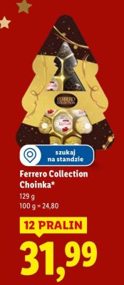 Pralinki Ferrero Collection Choinka promocja w Lidl