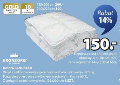 Kołdra SANDSTAD promocja w Jysk