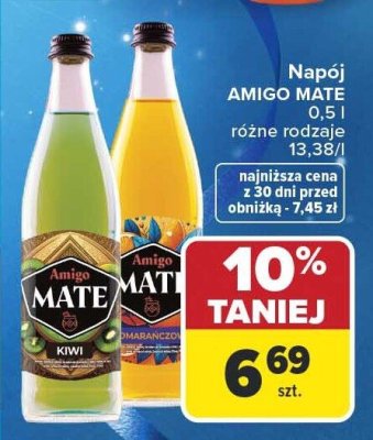 Napój AMIGO MATE 0,5 l różne rodzaje promocja w Carrefour Market