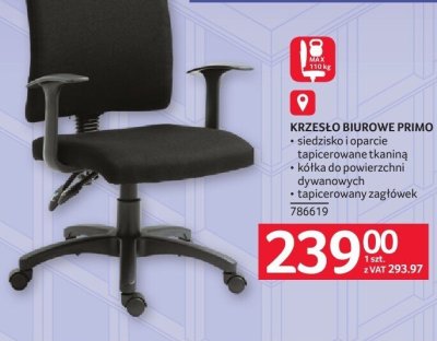 Krzesło biurowe PRIMO promocja w Selgros