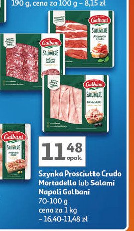 Salami affettati Galbani promocja