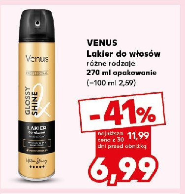 Lakier do włosów supermocny Venus promocja