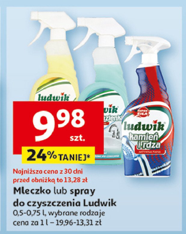 Mleczko do czyszczenia łazienki Ludwik promocja