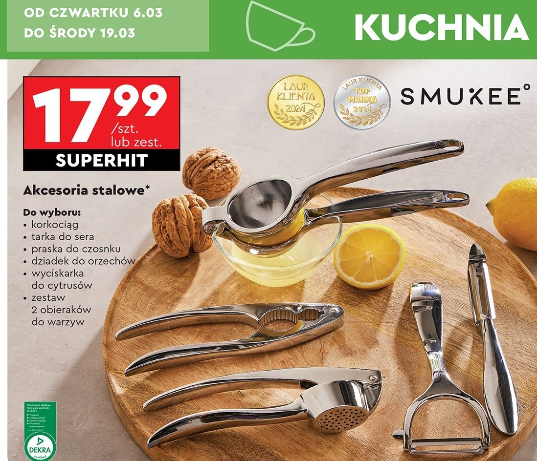 Korkociąg Smukee kitchen promocja w Biedronka