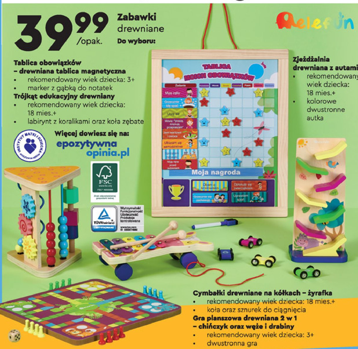 Tablica moich obowi膮zk贸w Elefun promocja