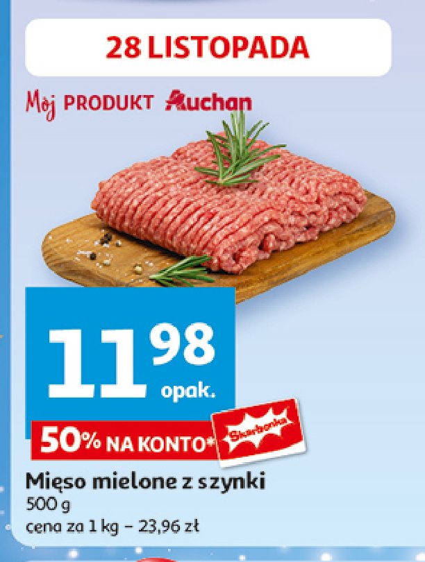 Mięso mielone z szynki promocja