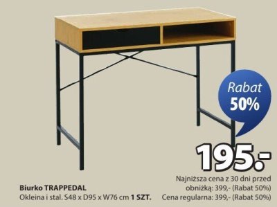 Biurko TRAPPEDAL promocja w Jysk