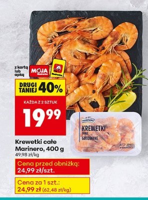 Krewetki całe  promocja w Biedronka