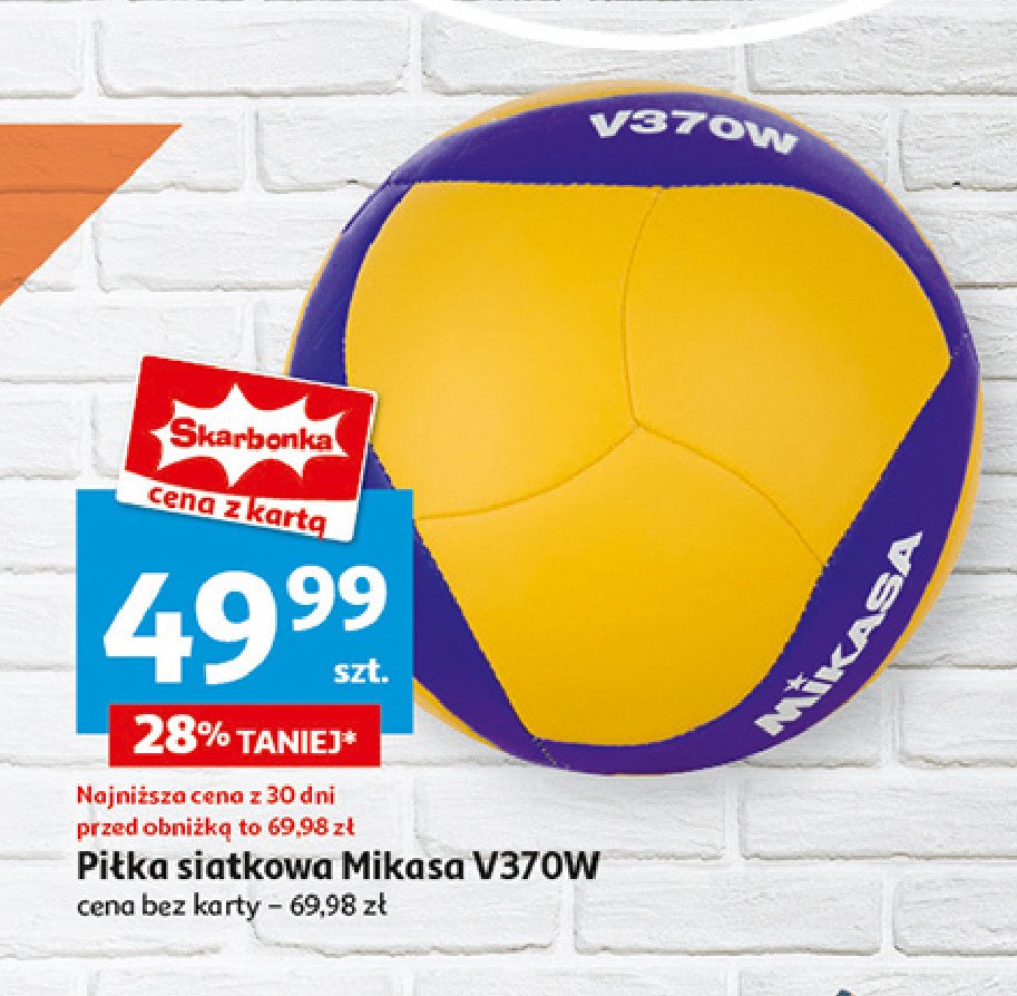 Piłka siatkowa v370w Mikasa promocja