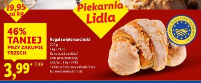 Rogal świętomarcińiski promocja w Lidl