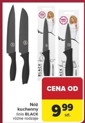 Nóż kuchenny BLACK promocja w Carrefour