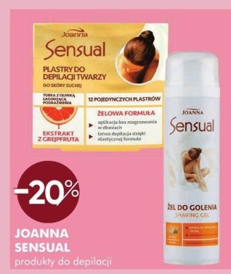 JOANNA SENSUAL produkty do depilacji promocja w Super-Pharm
