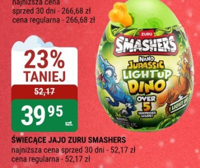 Świecące jajo Zuru Smashers promocja w bi1
