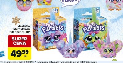 Maskotka interaktywna Furbisie Furby promocja w Carrefour