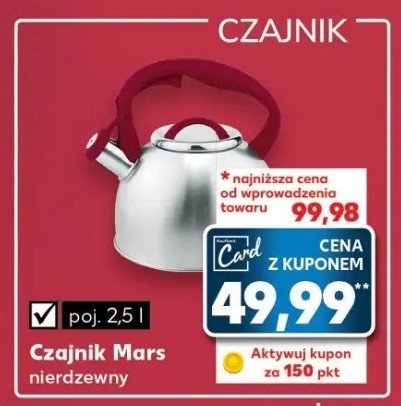 Czajnik mars 2.5 l Florina (florentyna) promocja