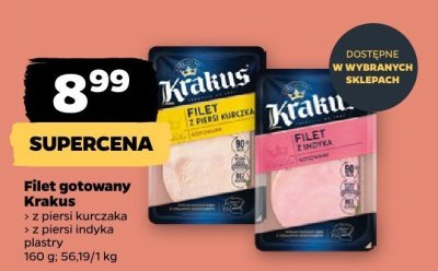 Filet gotowany z piersi kurczaka promocja w Netto