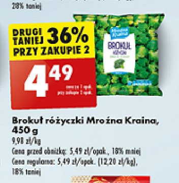 Brokuł różyczki Mroźna kraina promocja