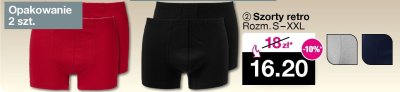 Szorty retro promocja w Woolworth