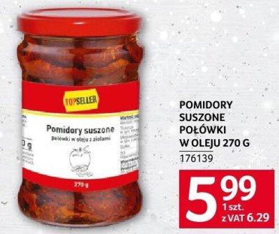 Pomidory suszone połówki w oleju 270 g promocja w Selgros