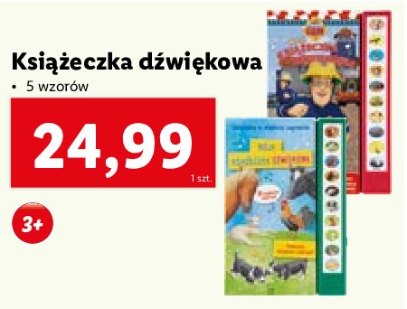Książka z dźwiękiem "strażak sam- na ratunek" promocja