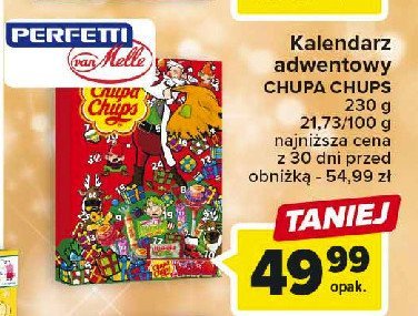 Kalendarz adwentowy Chupa chups promocja