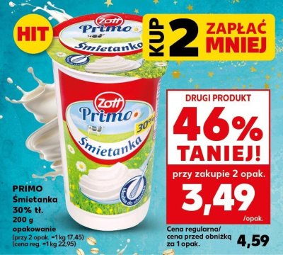 Śmietanka 30% tł. promocja w Kaufland