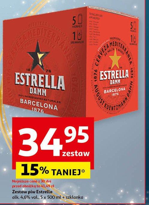 Piwo Estrella damm promocja