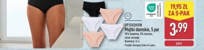 Majtki damskie, 3 szt. UP2FASHION promocja w Aldi