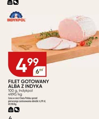 Filet gotowany alba z indyka promocja w Chata Polska