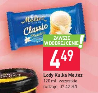 Lód waniliowy Meltez royaller promocja