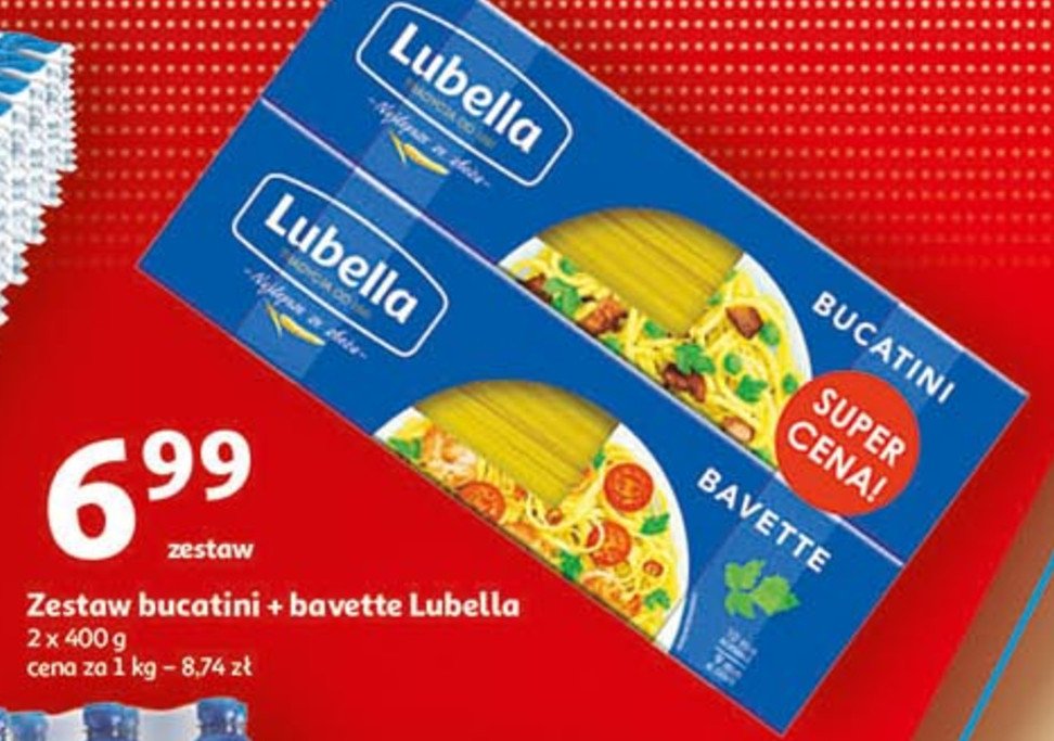 Makaron bucatini + bavette Lubella makaron promocja