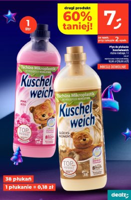 Płyn do płukania Kuschelweich Pink Kiss, 1l promocja w Dealz