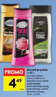Żel pod prysznic LABELL wybrane rodzaje promocja w Intermarche