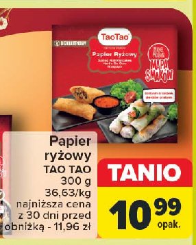 Papier ryżowy Tao tao promocja