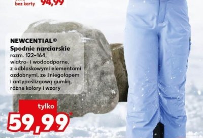 Spodnie narciarskie  promocja w Kaufland