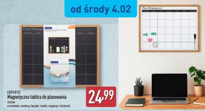 Tablica magnetyczna do planowania  promocja w Aldi