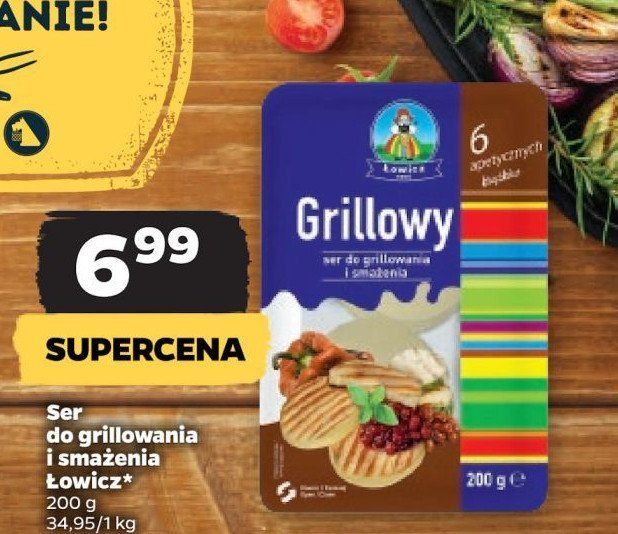 Ser grillove do grillowania i smażenia Łowicz 1906 promocja