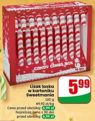 Lizak laska w kartoniku  promocja w Dino