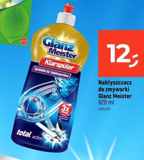 Nabłyszczacz do zmywarki Glanzmeister promocja