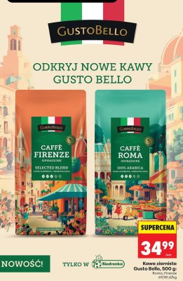 Kawa ziarnista Gusto Bello Roma promocja w Biedronka