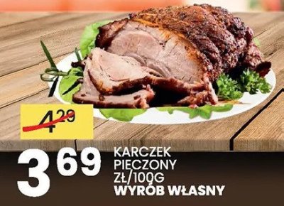 Karczek pieczony z gulaszem Wyrób Własny promocja w Wafelek