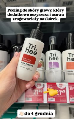 Płyn-peeling do skóry głowy Exfo Clean Trichology promocja w Rossmann