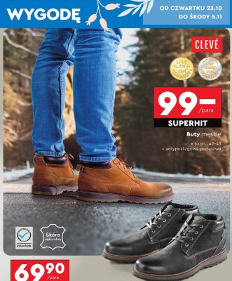 Buty m臋skie promocja w Biedronka