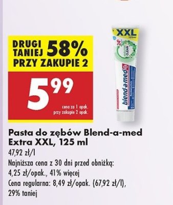 Pasta do z臋b贸w krauter clean Blend-a-med promocja