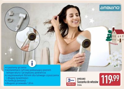 Suszarka do włosów  promocja w Aldi