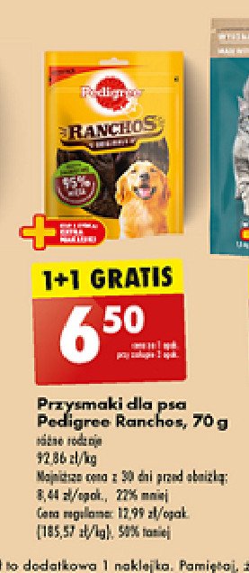 Przysmak dla psa originals jagnięcina Pedigree ranchos promocja