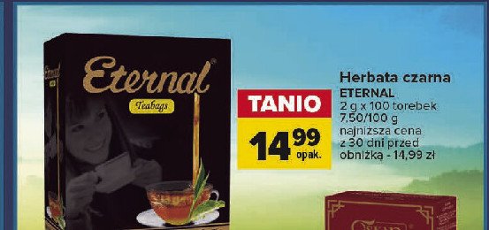 Herbata ekspresowa Eternal promocja