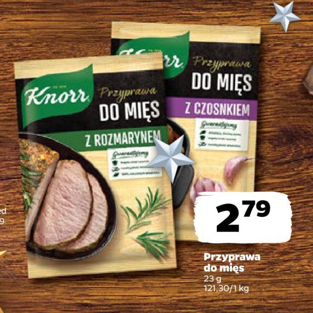 Przyprawa do mięs z czosnkiem Knorr przyprawa promocja w Netto